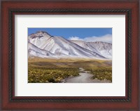 Framed Panoramic View Of the Lascar Volcano Complex in Chile