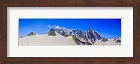 Framed Panoramic View Of the Mont Blanc Massif