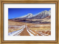 Framed Panoramic View Of the Chiliques Stratovolcano in Chile