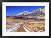 Framed Panoramic View Of the Chiliques Stratovolcano in Chile