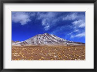Framed Lascar Stratovolcano in Chile