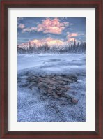Framed Sunset, Annie Lake, Yukon, Canada