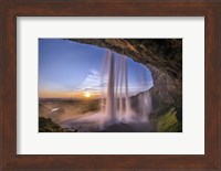 Framed Seljalandsfoss Waterfall, Iceland