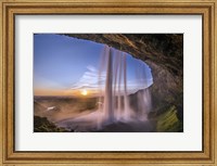 Framed Seljalandsfoss Waterfall, Iceland
