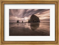 Framed Sunset on a Beach in Seattle, Washington