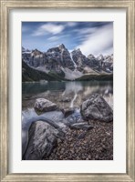 Framed Canadian Rockies, Banff National Park, Alberta Canada
