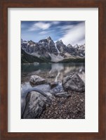 Framed Canadian Rockies, Banff National Park, Alberta Canada