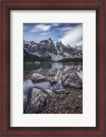 Framed Canadian Rockies, Banff National Park, Alberta Canada