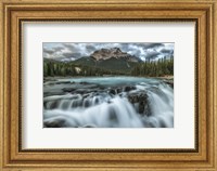 Framed Athabasca Falls,  Jasper National Park