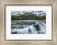Framed Athabasca Falls,  Jasper National Park