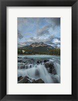 Framed Athabasca Falls, Alberta, Canada