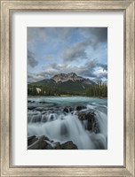 Framed Athabasca Falls, Alberta, Canada