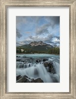 Framed Athabasca Falls, Alberta, Canada