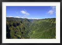 Framed Aerial View Of Koloa, Kauai, Hawaii