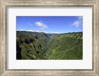 Framed Aerial View Of Koloa, Kauai, Hawaii