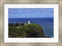 Framed Kilauea Point Lighthouse, Kauai, Hawaii