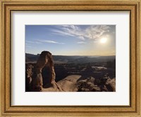 Framed Delicate Arch, Arches National Park, Moab, Utah