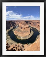 Framed Horseshoe Bend Seen from the Lookout Area, Page, Arizona