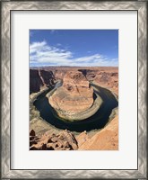Framed Horseshoe Bend Seen from the Lookout Area, Page, Arizona