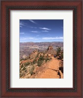 Framed South Kaibab Trail in Grand Canyon, Arizona