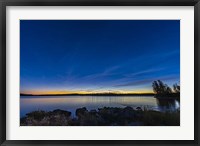 Framed Big Dipper and Arcturus in the Evening Twilight at Tibbitt Lake