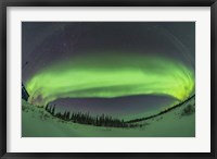 Framed Arc of the Auroral Oval Across the Northern Sky, in Churchill, Manitoba