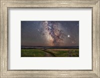 Framed Galactic Centre of the Milky Way at Grasslands National Park
