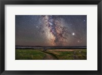Framed Galactic Centre of the Milky Way at Grasslands National Park