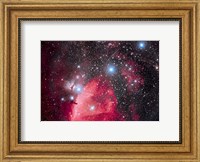 Framed Belt of Orion and the Horsehead Nebula