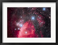 Framed Belt of Orion and the Horsehead Nebula
