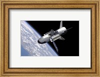 Framed Artist's Concept of the NASA X-37B Spacecraft