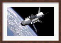 Framed Artist's Concept of the NASA X-37B Spacecraft
