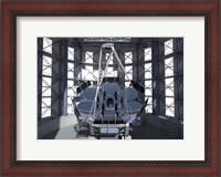 Framed Giant Magellan Telescope, Front View With Enclosure