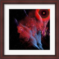 Framed Red Sun Nebula