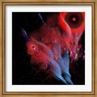 Framed Red Sun Nebula