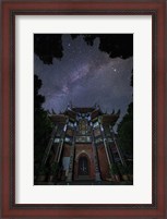 Framed Milky Way Appears Above An Ancient Temple