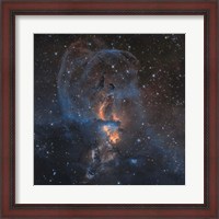 Framed Emission Nebula NGC 3576 in Sagittarius