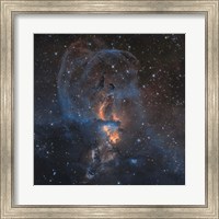 Framed Emission Nebula NGC 3576 in Sagittarius