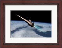 Framed Unmanned Scramjet Flys Toward Outer Space Near the Edge of Earth's Atmosphere