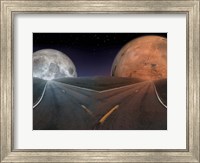 Framed Future of Space Exploration: To the Moon Or Mars?