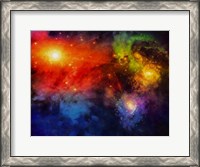 Framed Deep Space Painting
