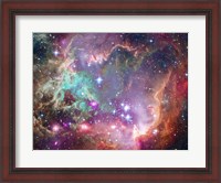 Framed Stellar Nursery in the Rosette Nebula