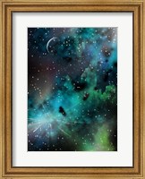 Framed Vivid Colors in Deep Space