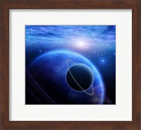 Framed Atmosphere and Planets in Open Space