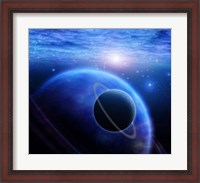 Framed Atmosphere and Planets in Open Space