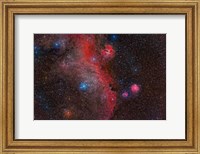 Framed Seagull Nebula, Ic 2177