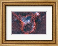 Framed Heart Nebula, Ic 1805