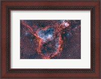 Framed Heart Nebula, Ic 1805