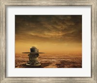Framed Venera 14 Lander Rests Silently On the Landscape of Venus
