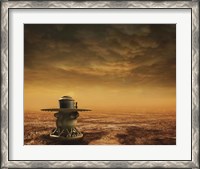 Framed Venera 14 Lander Rests Silently On the Landscape of Venus